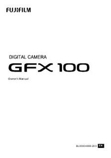 Fujifilm GFX 100 manual. Camera Instructions.