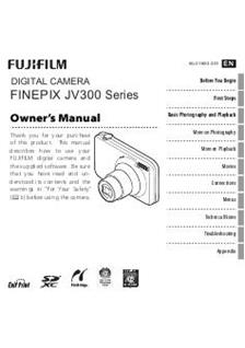 Snel Commandant kreupel Fujifilm FinePix JV300 Printed Manual