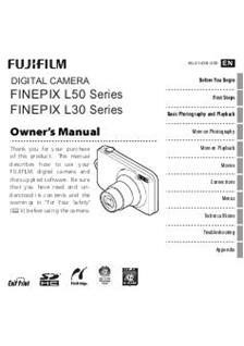 Fujifilm FinePix L50 manual. Camera Instructions.