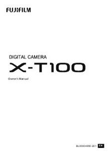 Fujifilm X T100 manual. Camera Instructions.