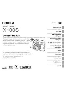 Fujifilm X100S manual. Camera Instructions.