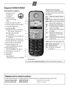 Gigaset AL410A manual. Camera Instructions.