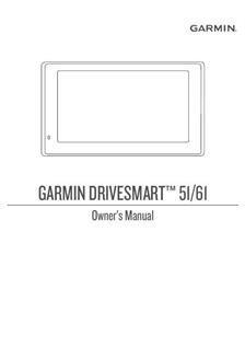 Continental kamera hektar Garmin DriveSmart 61 Printed Manual