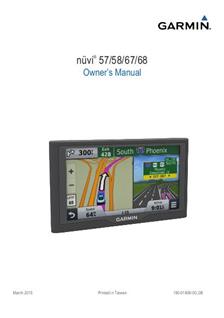 Garmin Nuvi 67 manual. Camera Instructions.