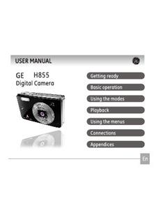 GE General Electric H 855 manual. Camera Instructions.