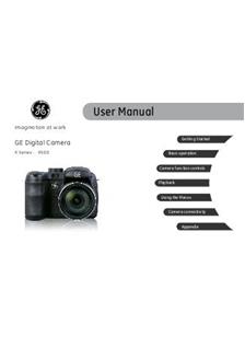 GE General Electric X 500 manual. Camera Instructions.
