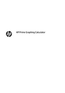 Hewlett Packard Prime Graphing Calculator manual. Camera Instructions.