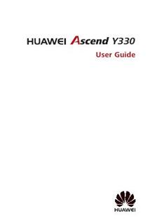 Huawei Ascend Y330 manual. Camera Instructions.