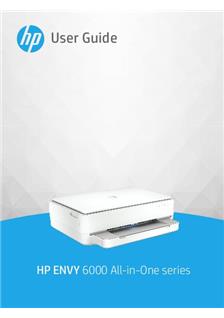 Hewlett Packard Envy 6000 Series Printed Manual