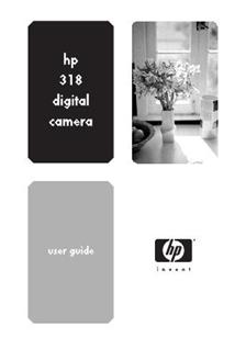 Hewlett Packard PhotoSmart 318 manual. Camera Instructions.