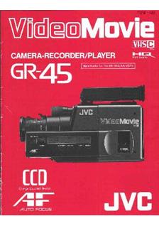JVC GR 45 manual. Camera Instructions.
