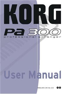 Korg PA300 manual. Camera Instructions.