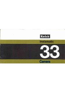 Kodak Instamatic 33 manual. Camera Instructions.