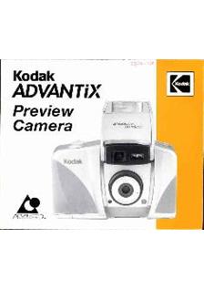 Kodak Advantix Preview Camera Kodak Advantix Preview Printed Manual