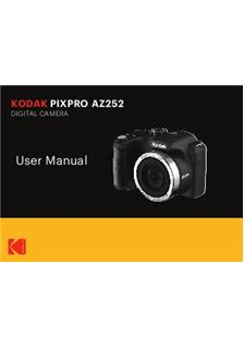 Kodak PixPro AZ252 manual. Camera Instructions.