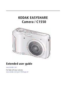 Kodak EasyShare C 1550 manual. Camera Instructions.