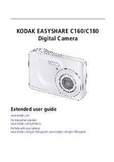 Kodak Easyshare C 180 manual. Camera Instructions.