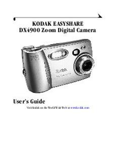 Kodak DX 4900 manual. Camera Instructions.
