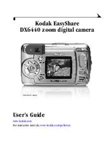Kodak DX 6440 manual. Camera Instructions.
