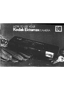 Kodak Ektramax manual. Camera Instructions.