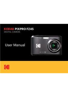 Kodak PixPro FZ 45 manual. Camera Instructions.
