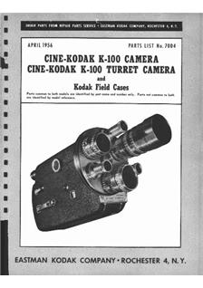 Kodak KODAK CINE-KODAK MODEL B MODE D'EMPLOI NOTICE MANUAL FR 