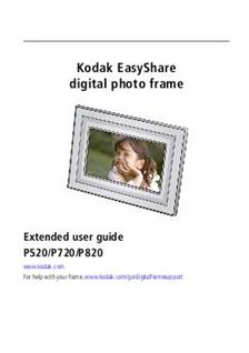 Kodak Easyshare P520 manual. Camera Instructions.