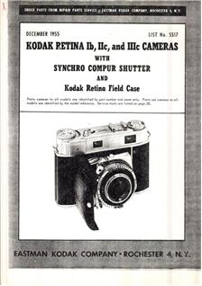 Kodak Retina IIF télémétrique et Retinette IB