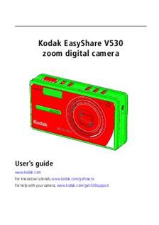 Kodak EasyShare V 530 manual. Camera Instructions.