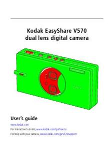 Kodak EasyShare V 570 manual. Camera Instructions.