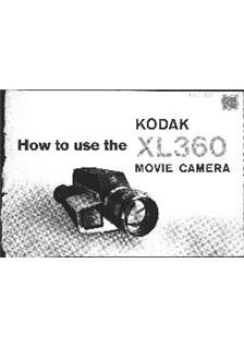 Kodak XL 360 manual. Camera Instructions.