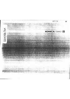 Konica Compact 8 Printed Manual