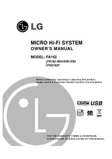 LG FA 162 manual. Camera Instructions.