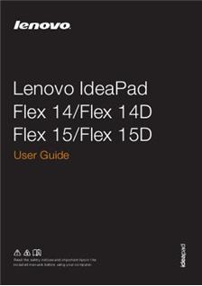 Lenovo Idea Flex 15 manual. Camera Instructions.
