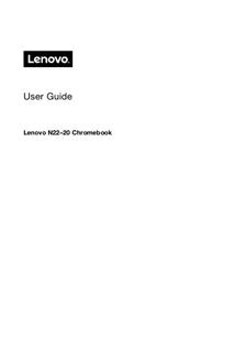 Lenovo N 22 Chromebook manual. Camera Instructions.