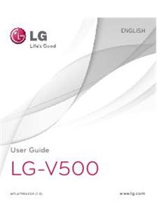 LG LGV500 manual. Camera Instructions.