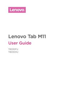 Lenovo Tab M11 manual. Camera Instructions.