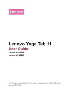 Lenovo Tab 11 manual. Camera Instructions.