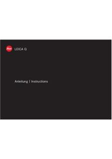 Leica Q manual. Camera Instructions.