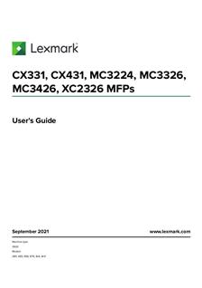 Lexmark CX 331 manual. Camera Instructions.