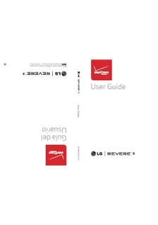 LG Revere 3 manual. Camera Instructions.