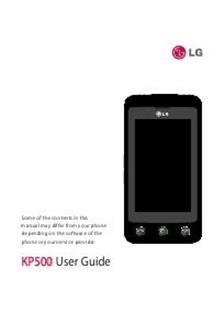 LG KP500 manual. Camera Instructions.