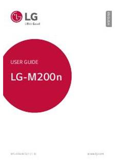 LG M200n manual. Camera Instructions.