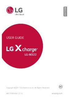 LG X Charge manual. Camera Instructions.