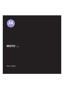 Motorola U 9 manual. Camera Instructions.