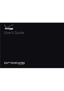 Motorola Droid Ultra manual. Camera Instructions.