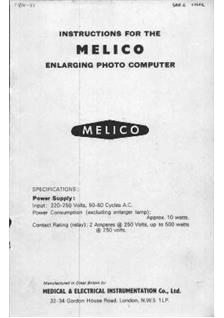 Melico Melico manual. Camera Instructions.