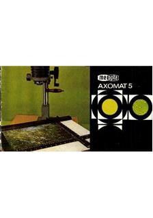 Meopta Axomat 5 Printed Manual