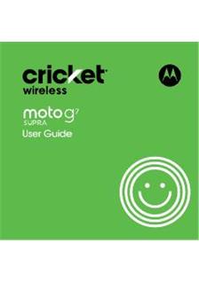 Motorola G7 Supra manual. Camera Instructions.