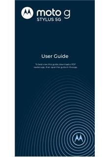 Motorola G Stylus 5g manual. Camera Instructions.